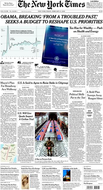 new york times newspaper front page. old new york times front page.